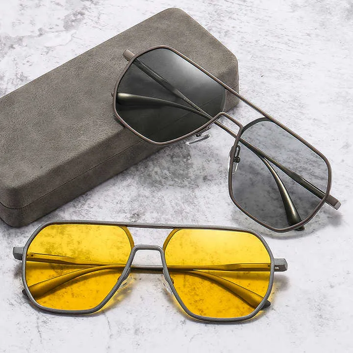 الأزياء الألومنيوم المغنيسيوم الطيار النساء الرجال . Fashion Aluminum Magnesium Pilot Women Men