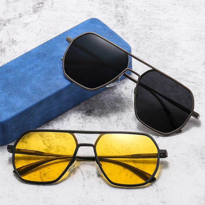 الأزياء الألومنيوم المغنيسيوم الطيار النساء الرجال . Fashion Aluminum Magnesium Pilot Women Men