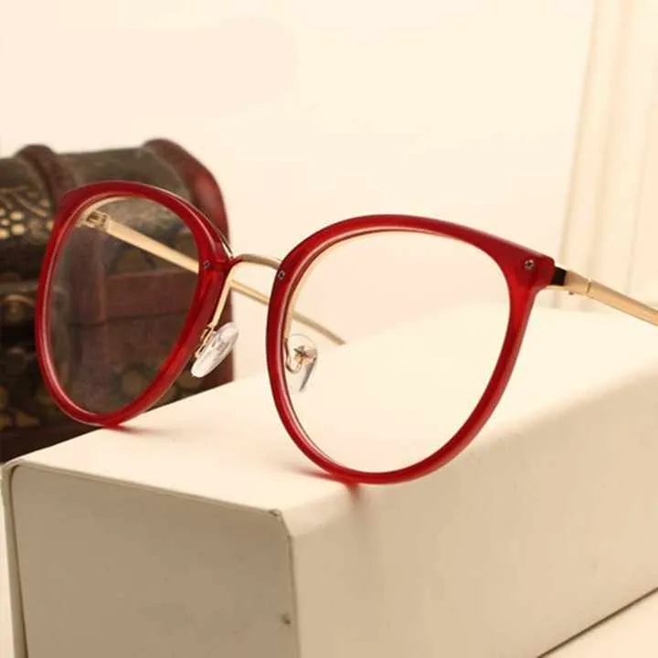 إطار نظارات نسائية, إطارات نظارات بصرية كبيرة الحجم مستديرة  Women's Eyeglasses Frame, Oversized Round Optica