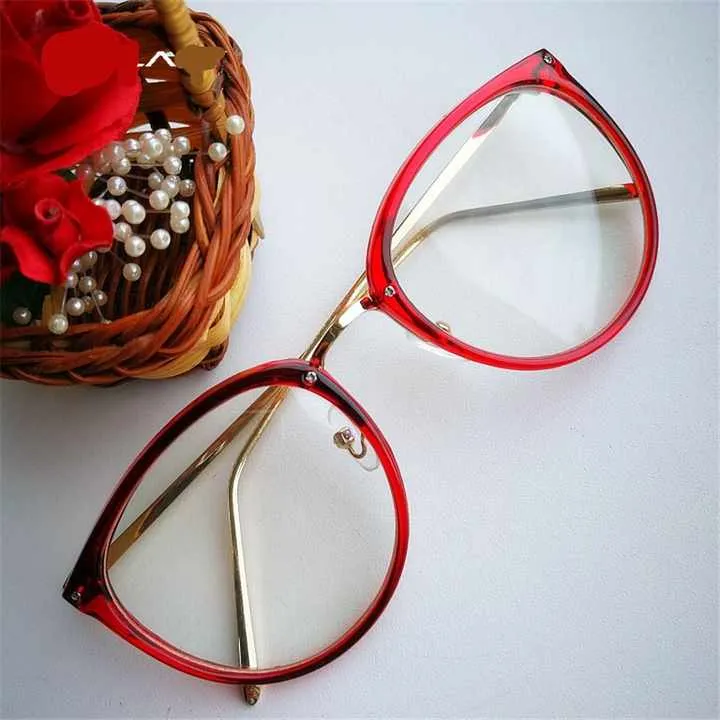 إطار نظارات نسائية, إطارات نظارات بصرية كبيرة الحجم مستديرة  Women's Eyeglasses Frame, Oversized Round Optica