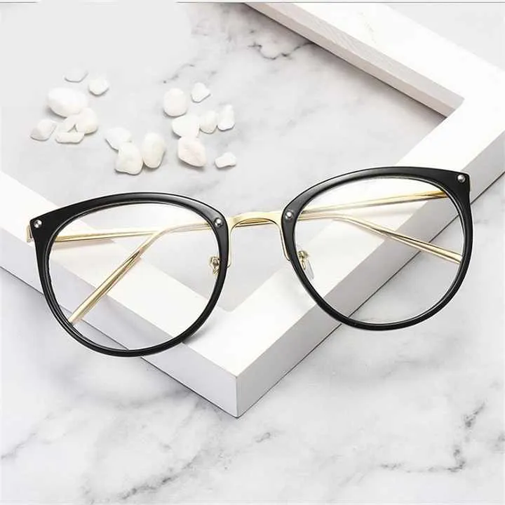 إطار نظارات نسائية, إطارات نظارات بصرية كبيرة الحجم مستديرة  Women's Eyeglasses Frame, Oversized Round Optica