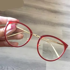 إطار نظارات نسائية, إطارات نظارات بصرية كبيرة الحجم مستديرة  Women's Eyeglasses Frame, Oversized Round Optica