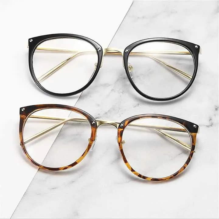 إطار نظارات نسائية, إطارات نظارات بصرية كبيرة الحجم مستديرة  Women's Eyeglasses Frame, Oversized Round Optica