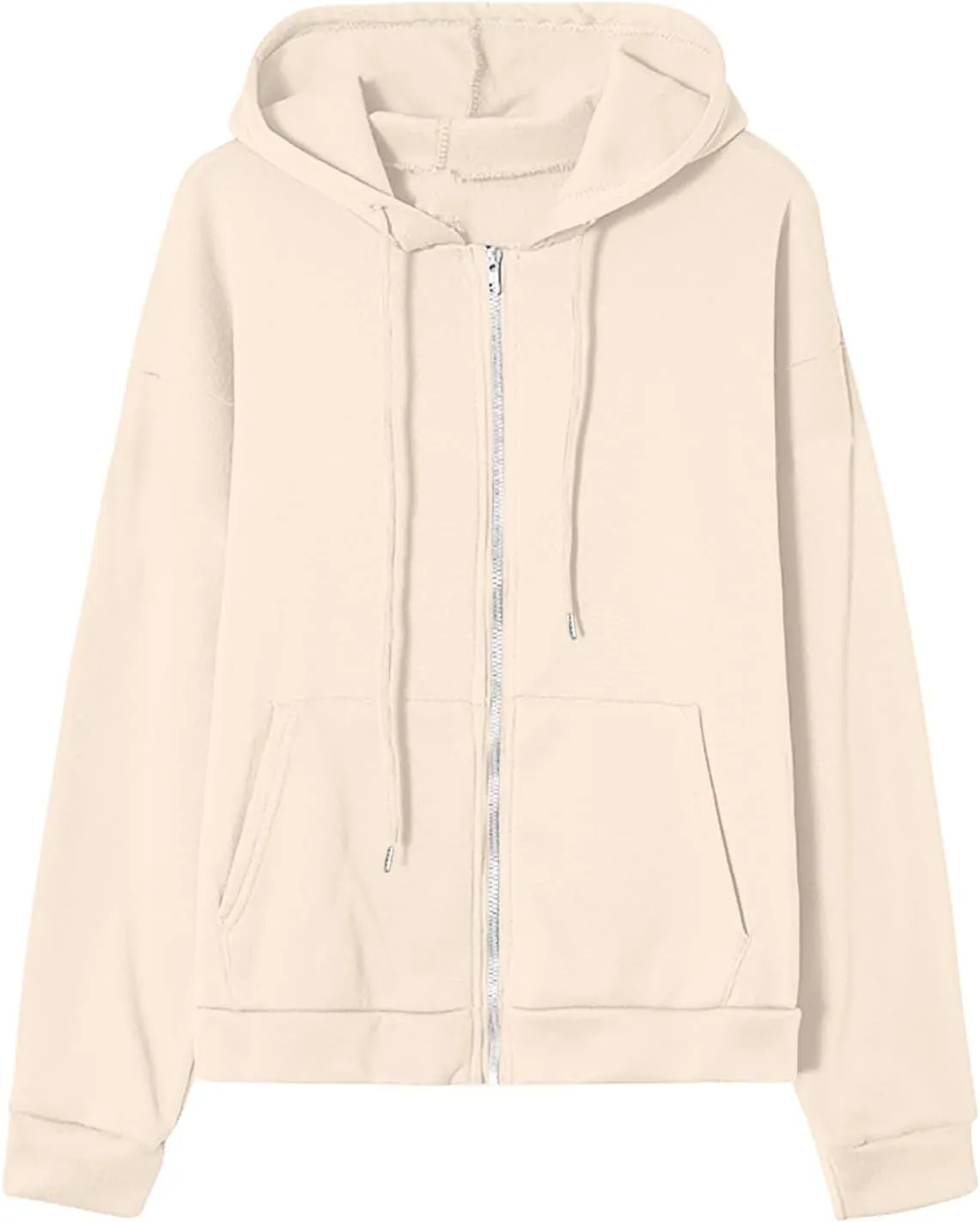 2023 Zip Up Hoodies For Women Oversized Sweatshirt Fall Casual Long Sleeve Plus Size Loose Fashion Jacket Coat
