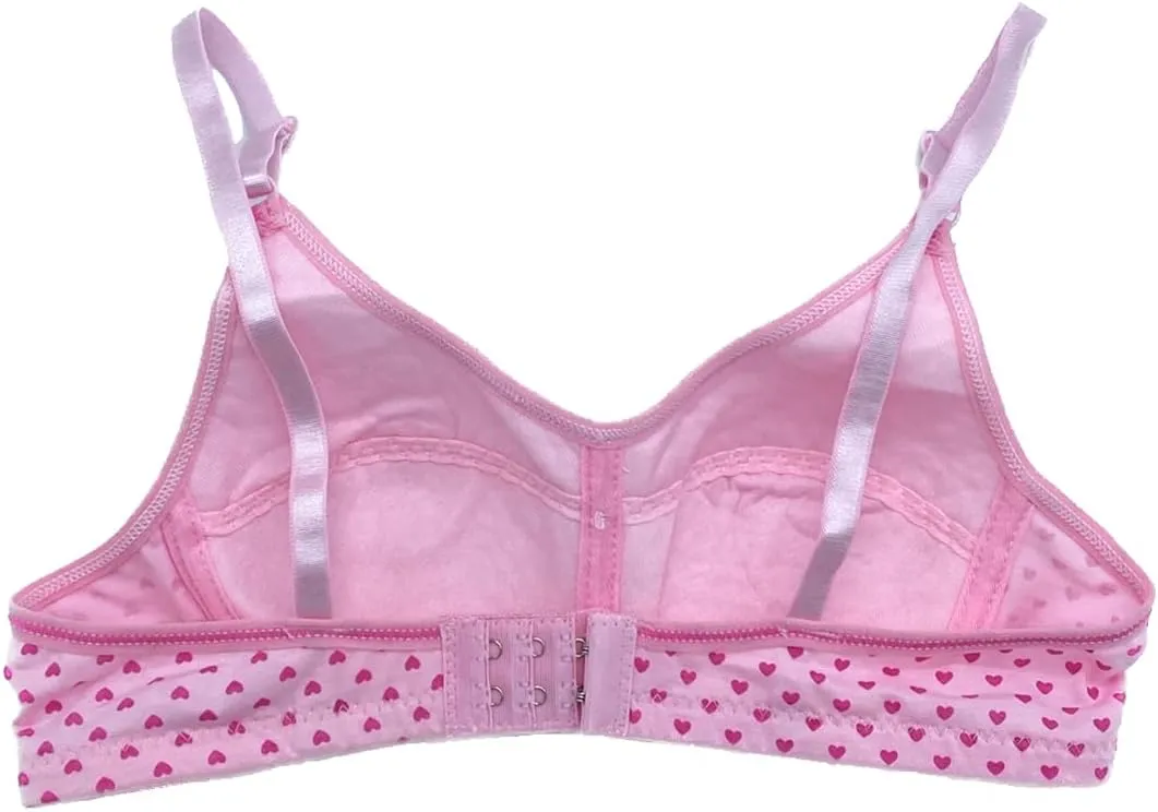 6 Pieces No Wire Full Cup Plain/Lace Light Padded Wire Free Bra A/B/C/D/DD
