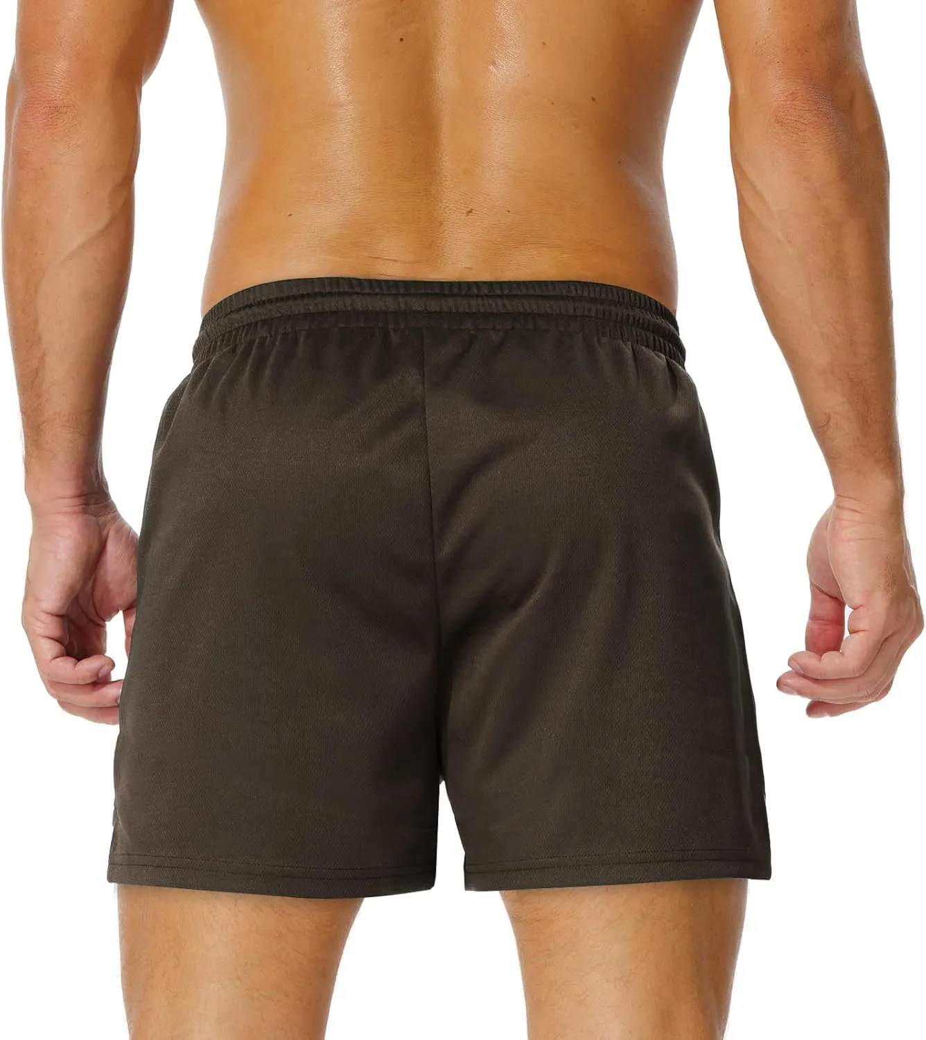 AIMPACT Mens Mesh Athletic Shorts Gym Athletic Workout Shorts for Men 5 Inch Running Shorts with Pocket