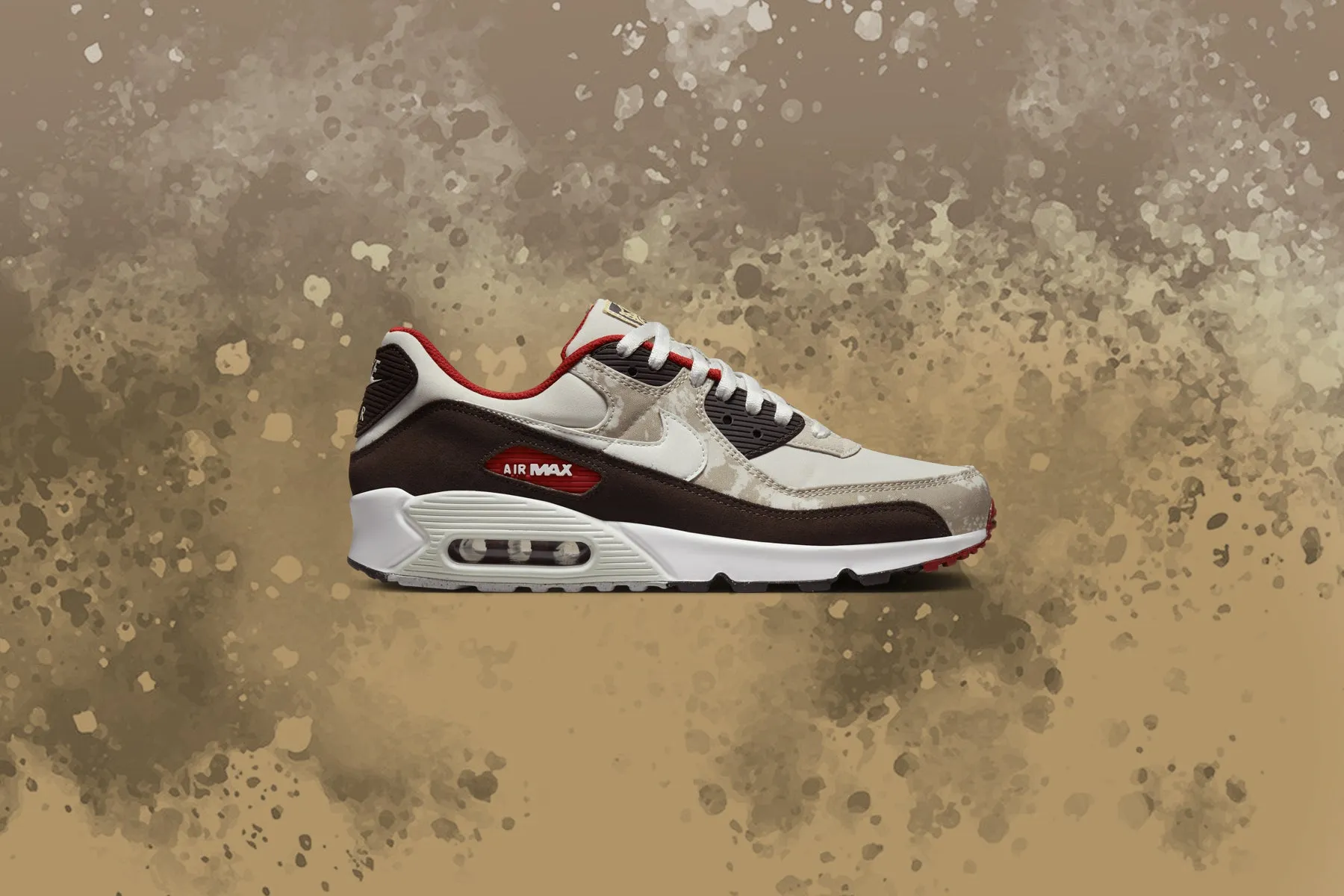 Air Max 90 'Social FC' - Light Bone/Summit White/Khaki