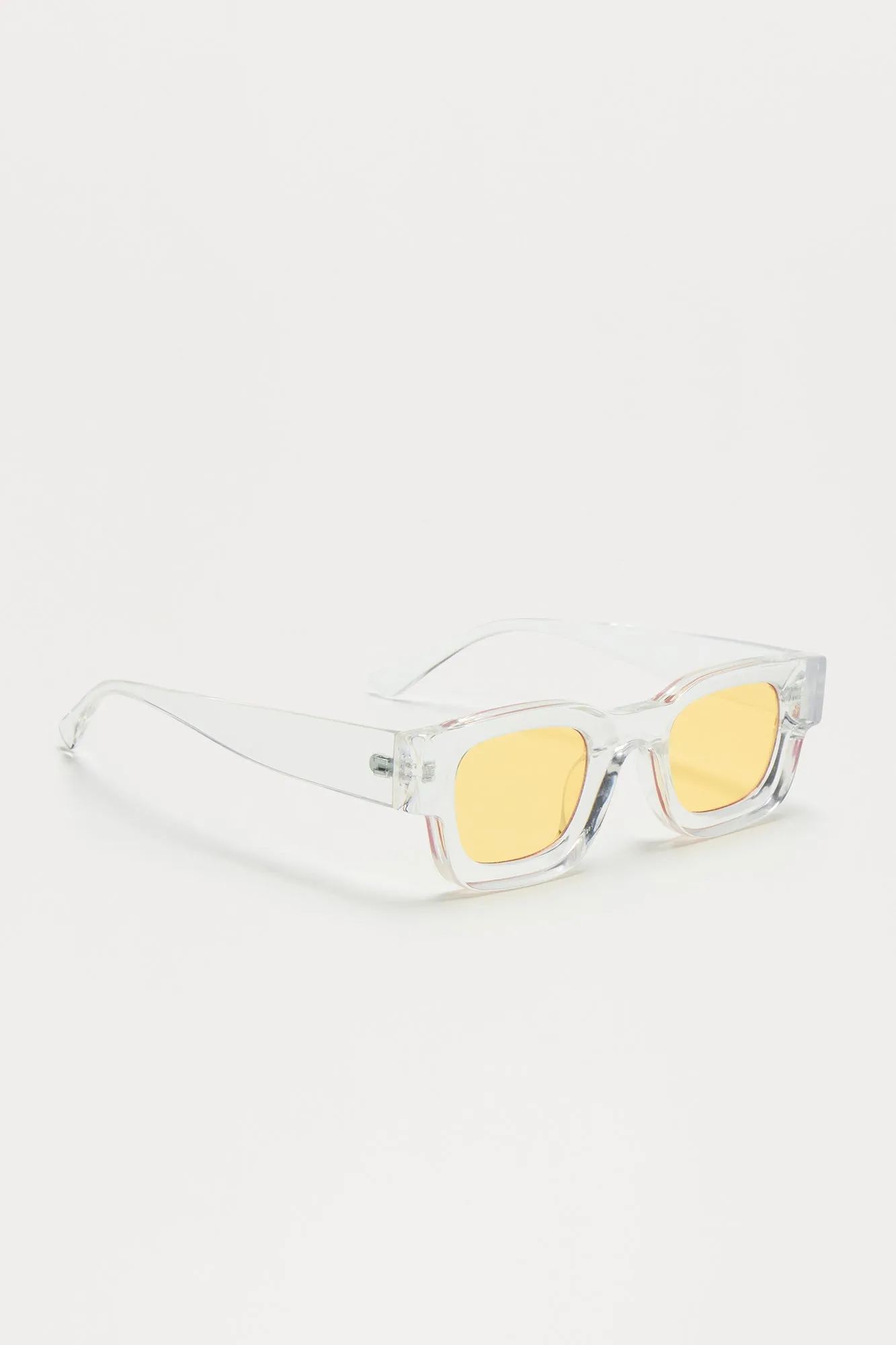 All Good Times Sunglasses - Clear/Yellow