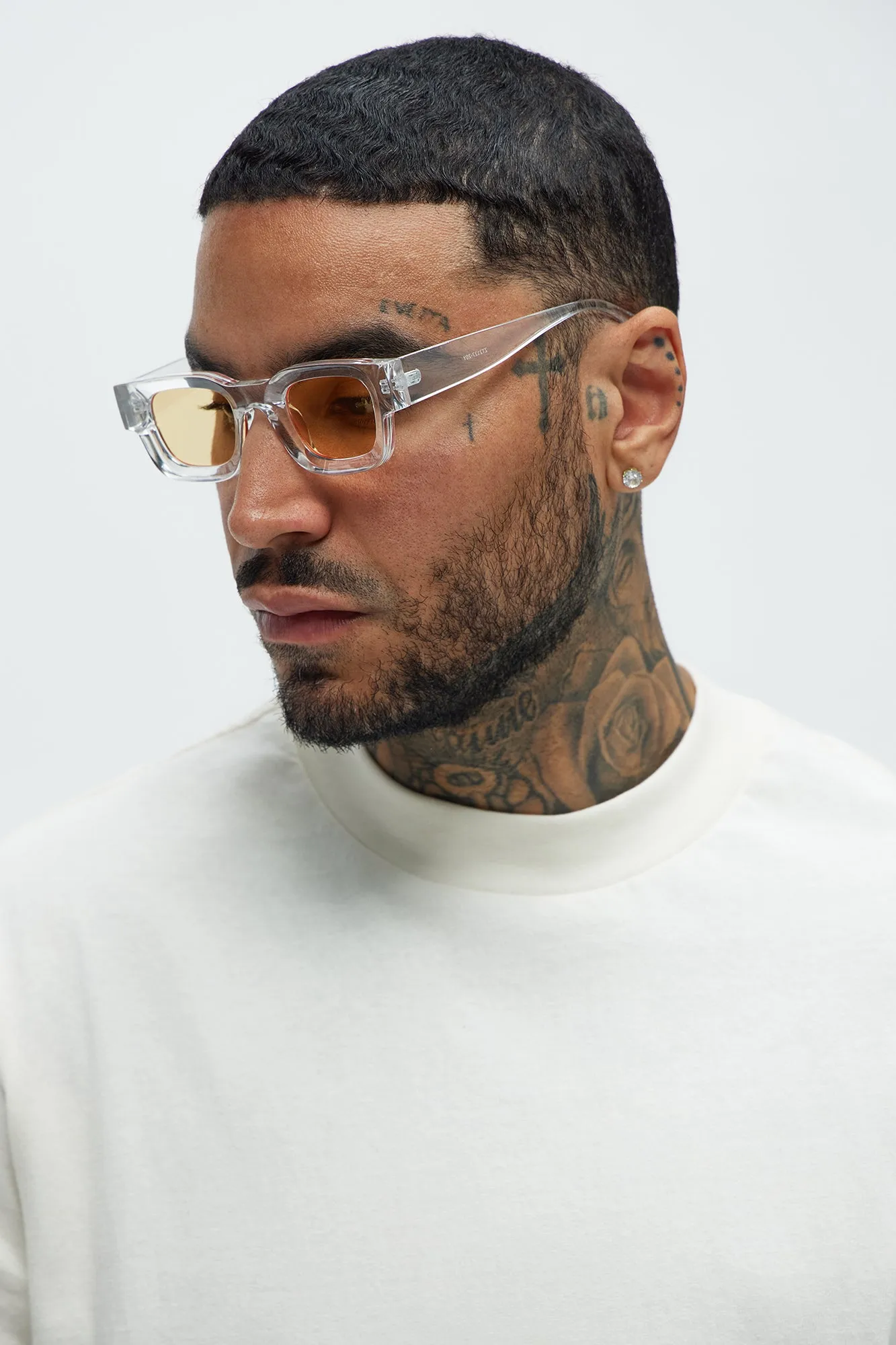 All Good Times Sunglasses - Clear/Yellow