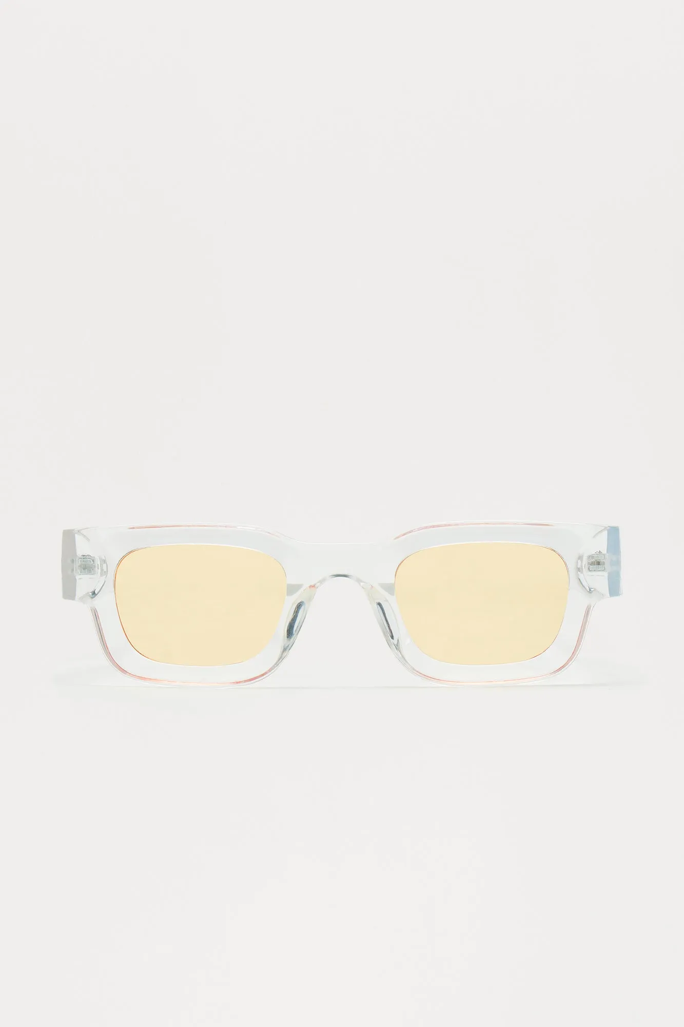 All Good Times Sunglasses - Clear/Yellow