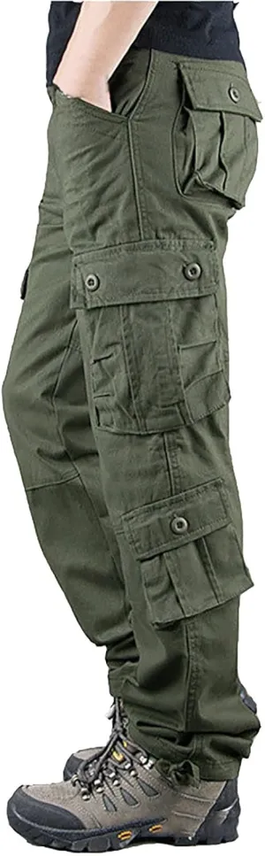 Athletic Pants for Men Men's Solid Color and Windproof and Rainproof Pants Winter Warm Straight Leg Gym Sweatpants