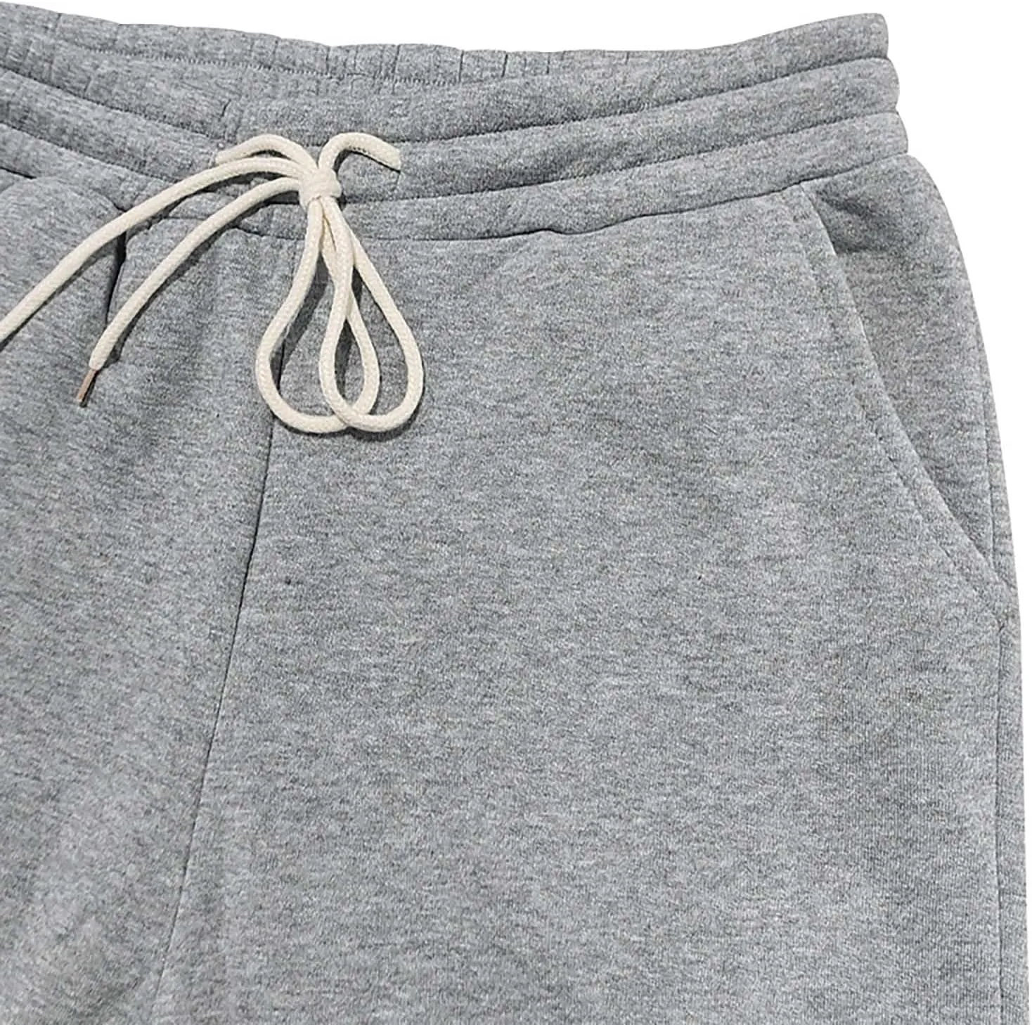 Baggy Cargo Sweatpants for Men Casual Drawstring Waist Fleece Joggers with Multi Pockets Mencomfy Track Pants