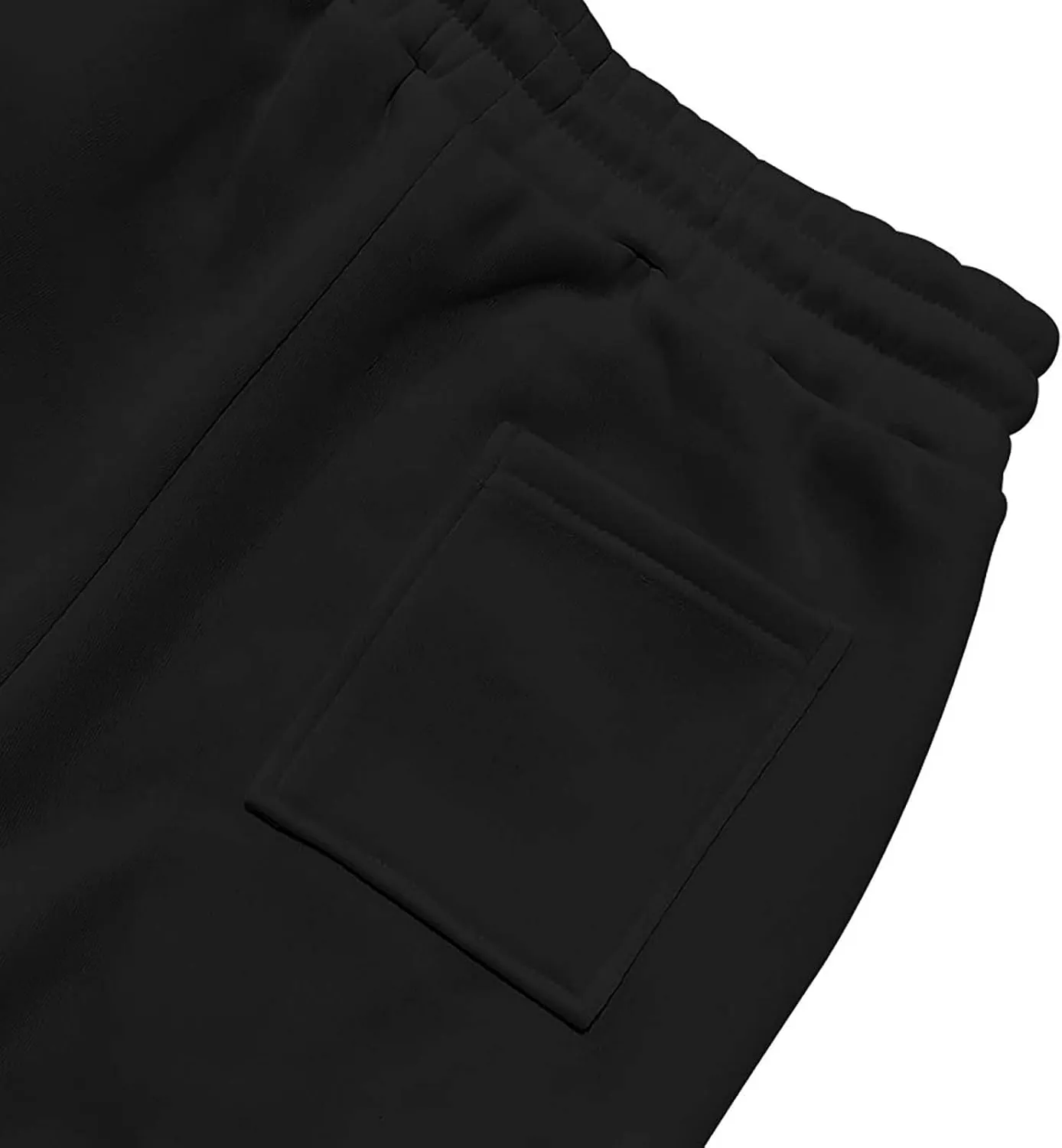 Baggy Cargo Sweatpants for Men Casual Drawstring Waist Fleece Joggers with Multi Pockets Mencomfy Track Pants