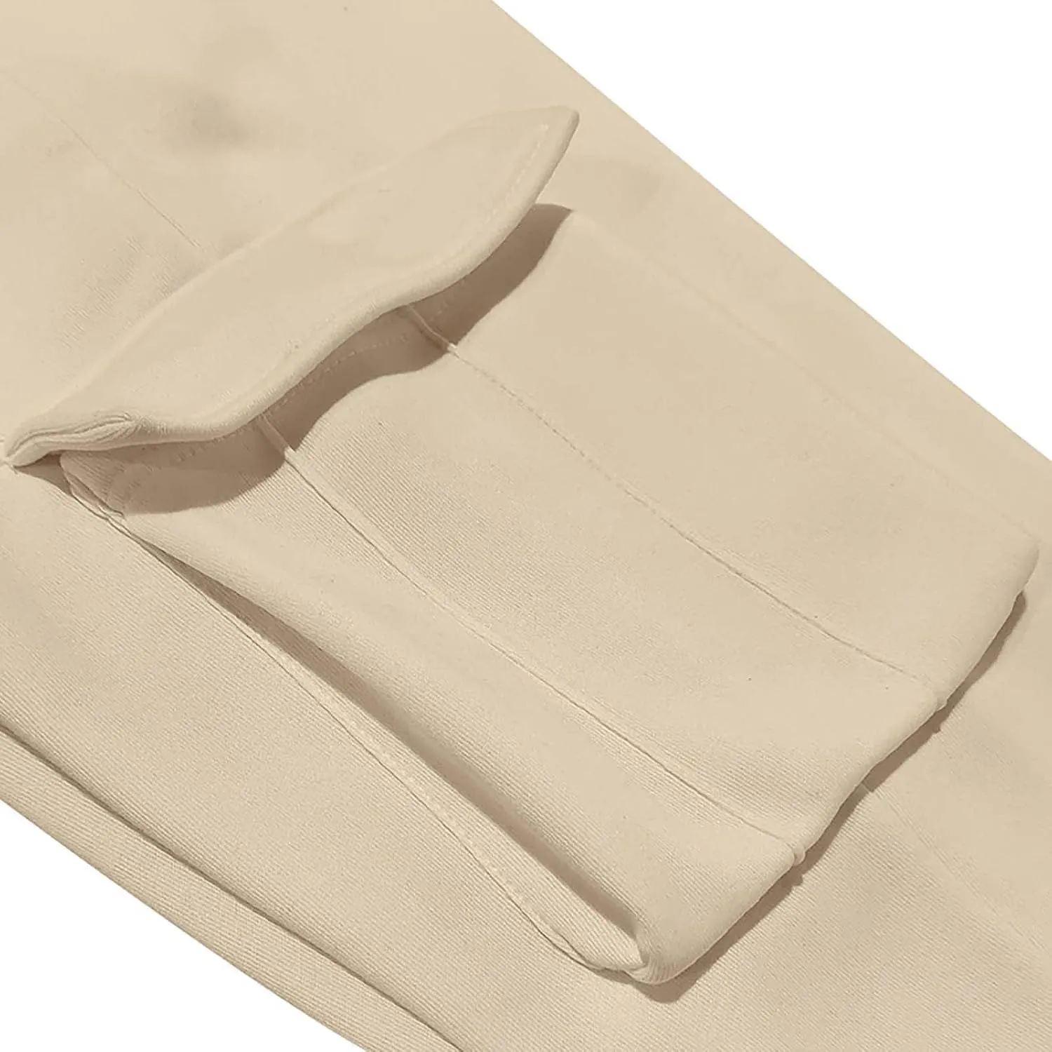 Baggy Cargo Sweatpants for Men Casual Drawstring Waist Fleece Joggers with Multi Pockets Mencomfy Track Pants