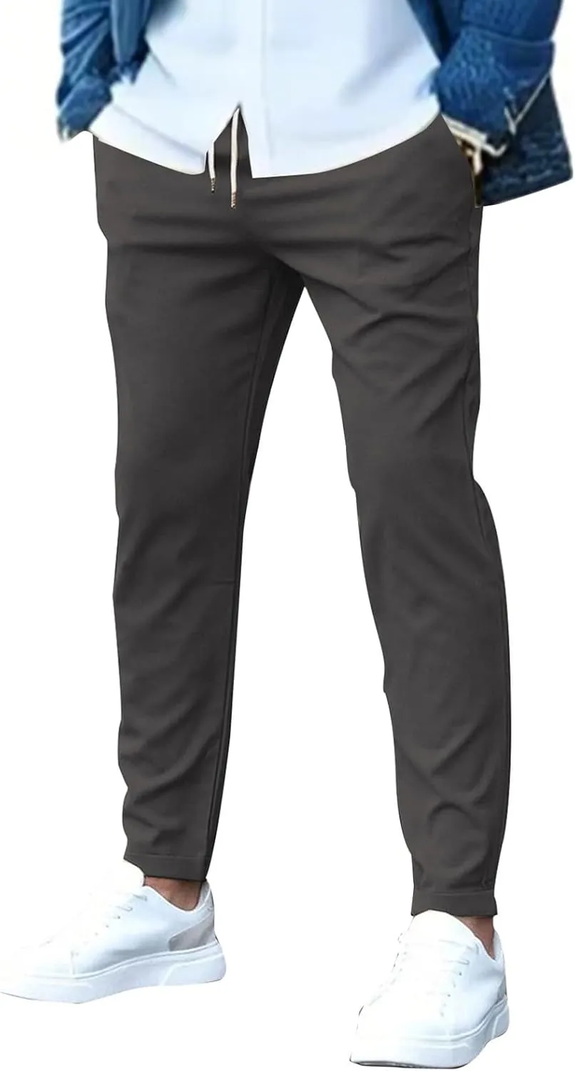 Beva Wear Glide Pants Men Quick Dry Breathable Pants Stretch Tapered Active Hiking Trousers with Pockets