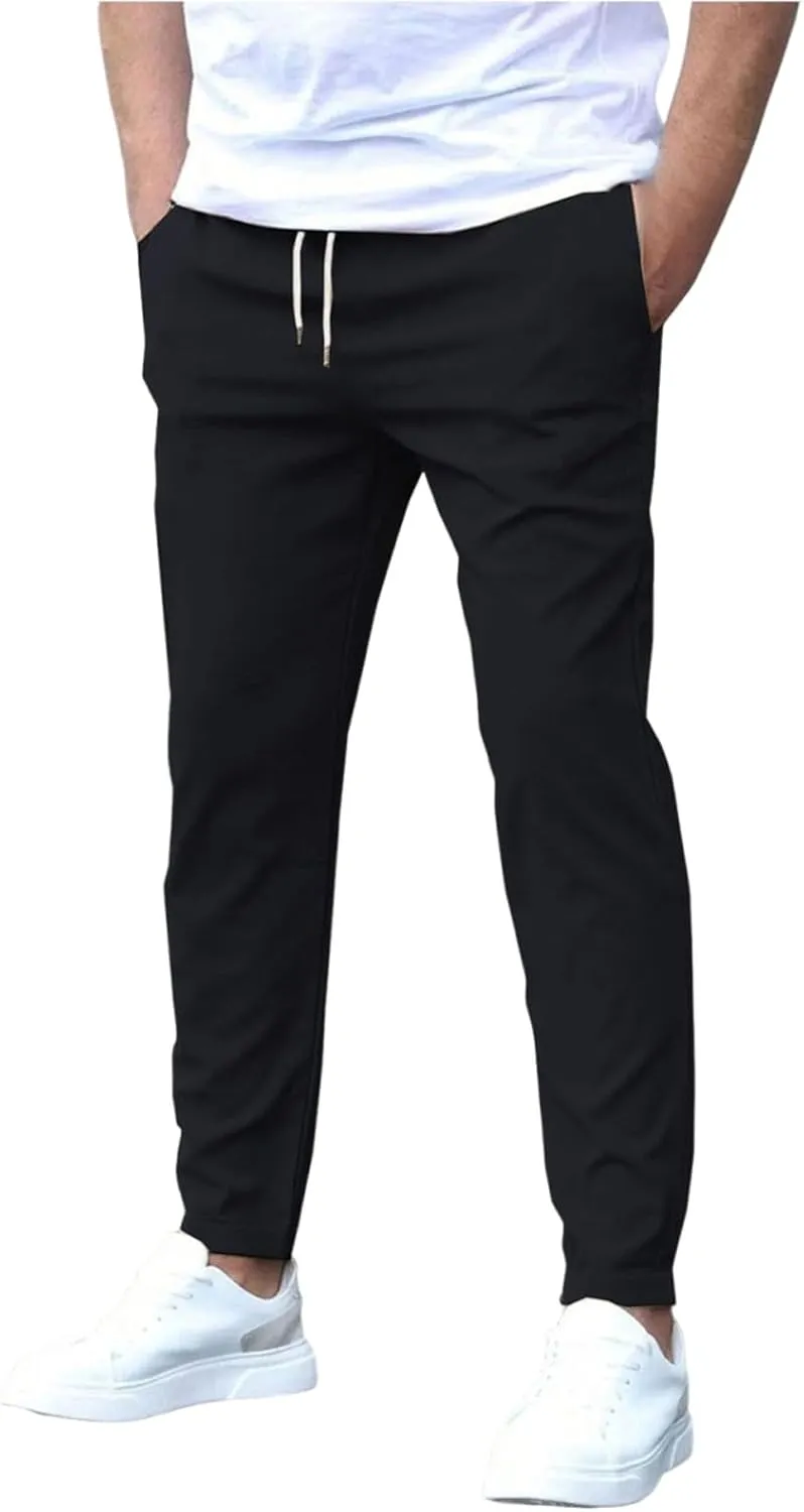 Beva Wear Glide Pants Men Quick Dry Breathable Pants Stretch Tapered Active Hiking Trousers with Pockets
