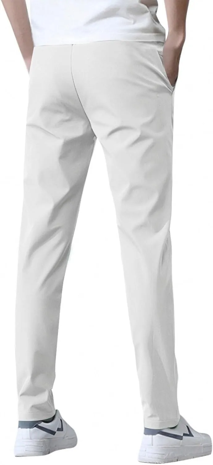 Bevawear Glide Pants Mens Quick Dry Breathable Athletic Pants Stretch Waterproof Active Hiking Lightweight Trousers