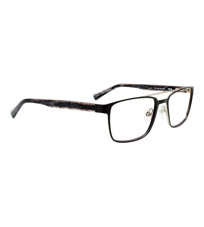BMW Men's Black Square Optical Frames