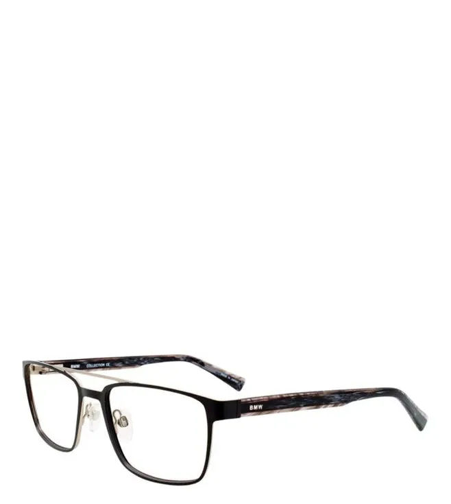 BMW Men's Black Square Optical Frames