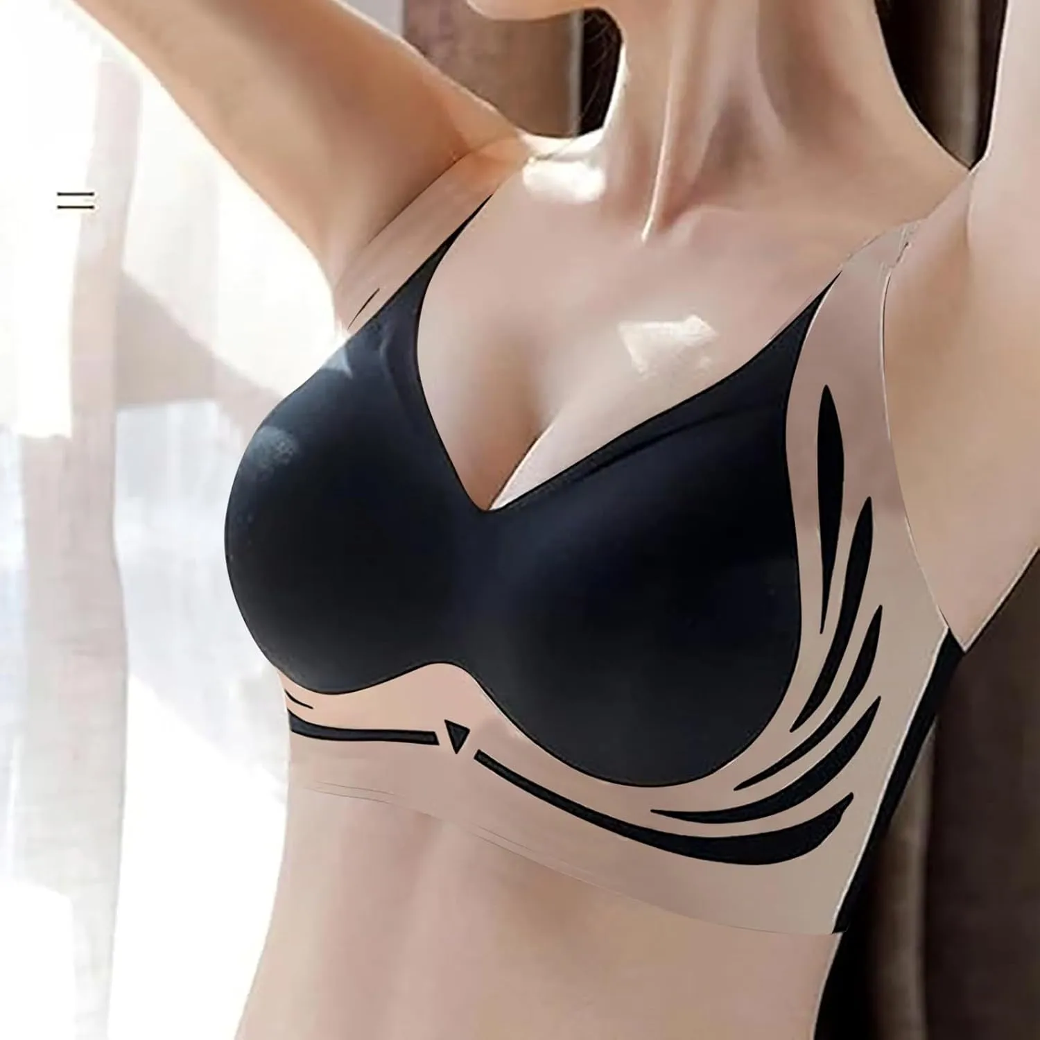 Breathable Anti-Sagging Breasts Sports Bras for Women Cooling Comfort Wireless Bra Breathable Lift Up Air Bra