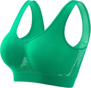 Breathable Cool Liftup Air Bra,2025 Seamless Wireless Plus Size Lingerie Women, Sports Bras Underwear