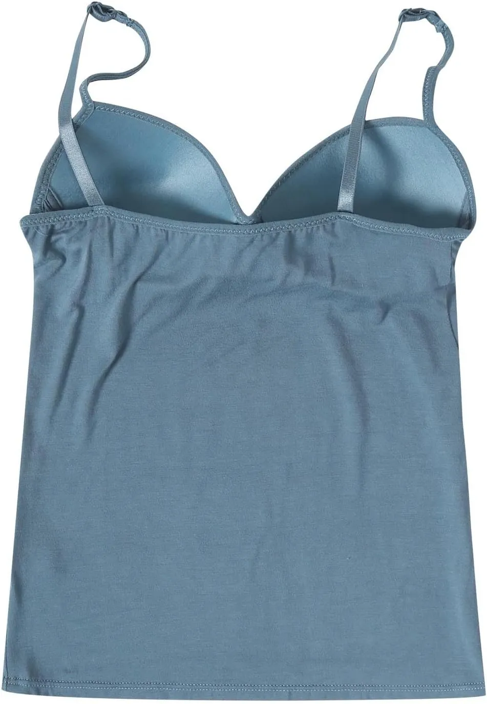 Camisole Tops for Women Built in Bra Adjustable Spaghetti Strap Shelf Bra Tank Tops Wireless Yoga Workout Padded Cami