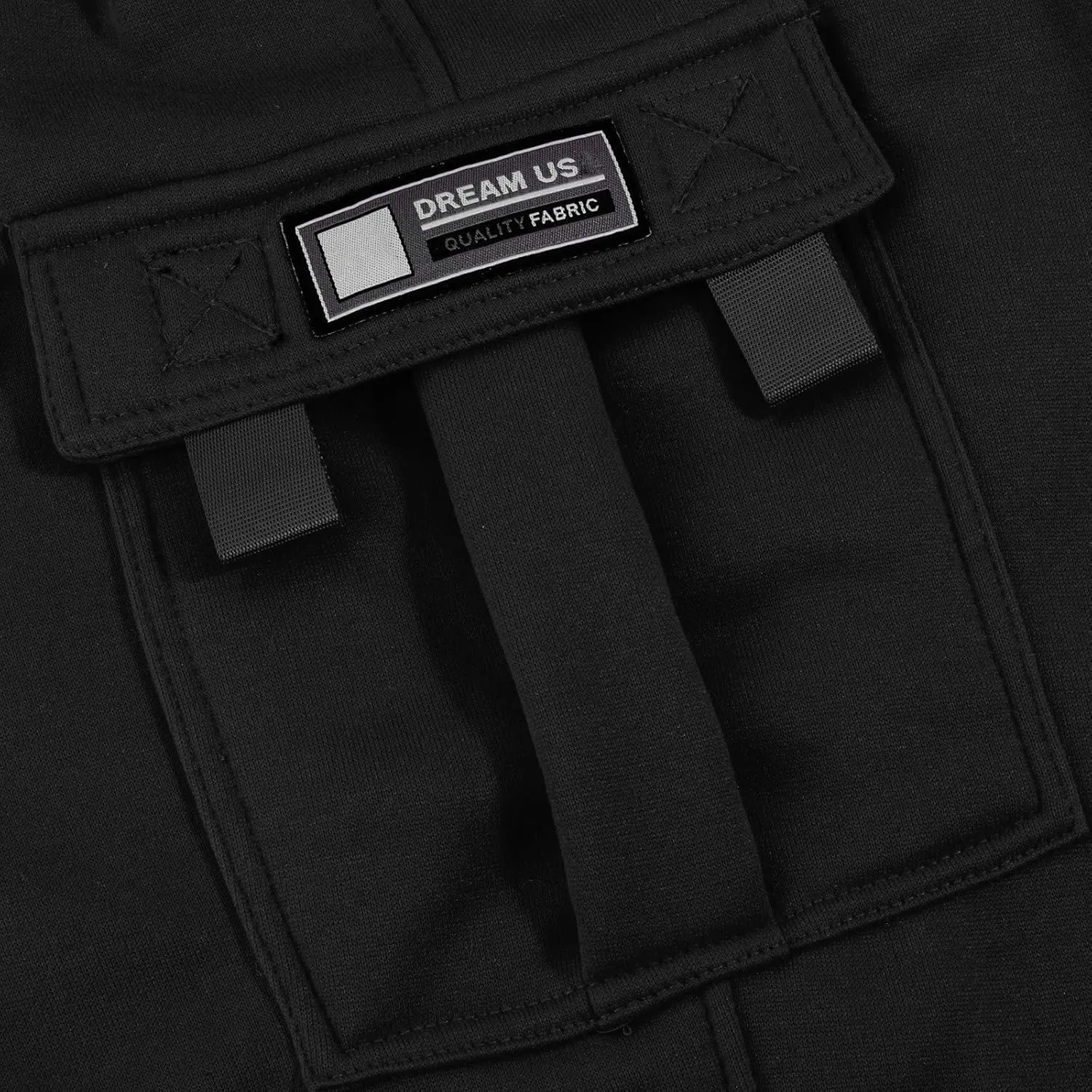 Cargo Joggers for Men Plus Size Drawstring Waist Cargo Sweatpants with Multi Pockets Baggy Casual Cargo Pants