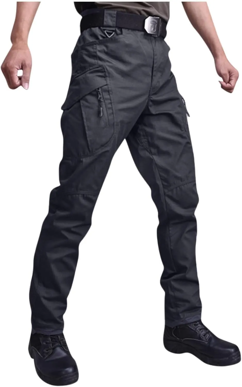 Cargo Pants for Men, Tactic Pants for Men Work Hiking Water Resistant Ripstop Flex Lightweight Outdoor Trousers