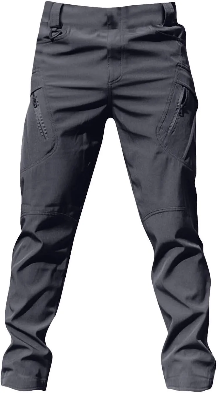 Cargo Pants for Men, Tactic Pants for Men Work Hiking Water Resistant Ripstop Flex Lightweight Outdoor Trousers