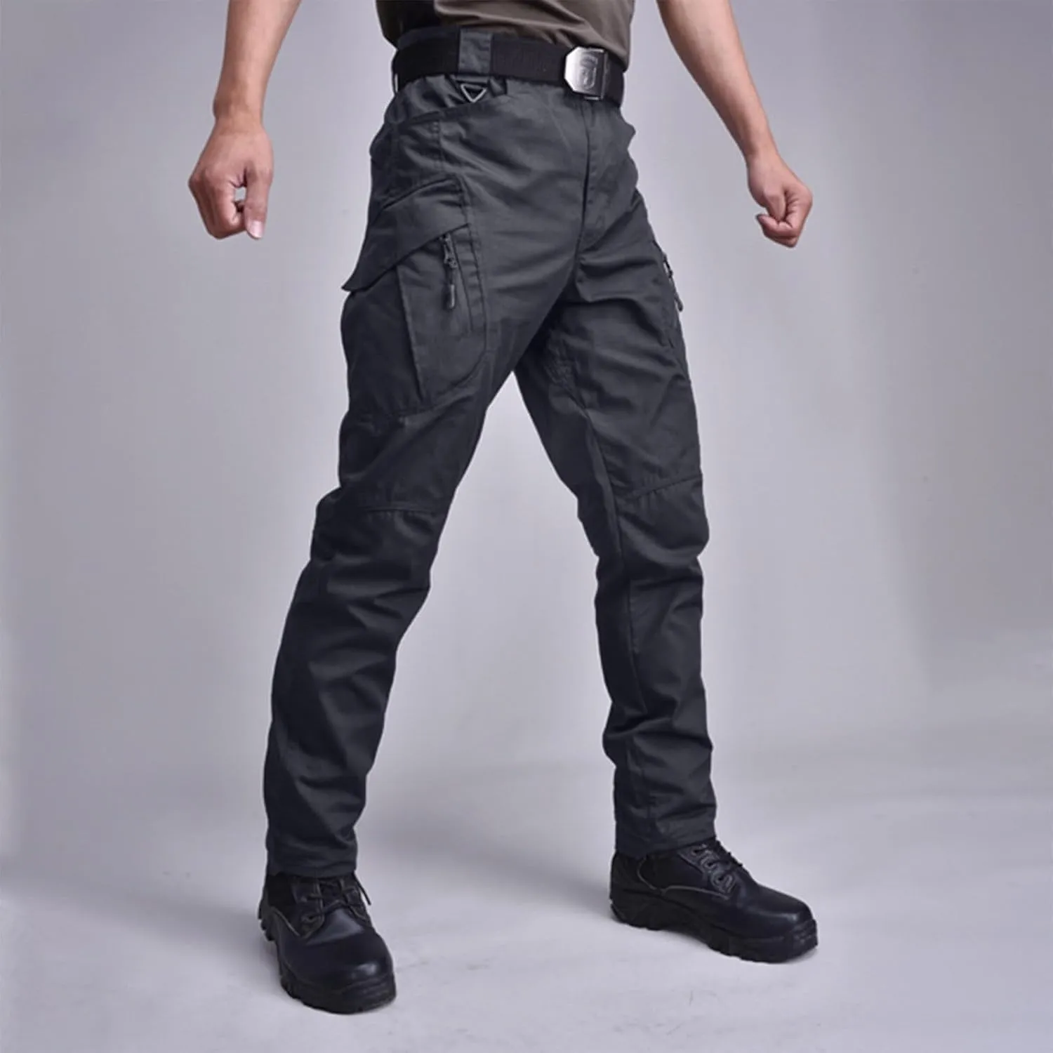 Cargo Pants for Men, Tactic Pants for Men Work Hiking Water Resistant Ripstop Flex Lightweight Outdoor Trousers