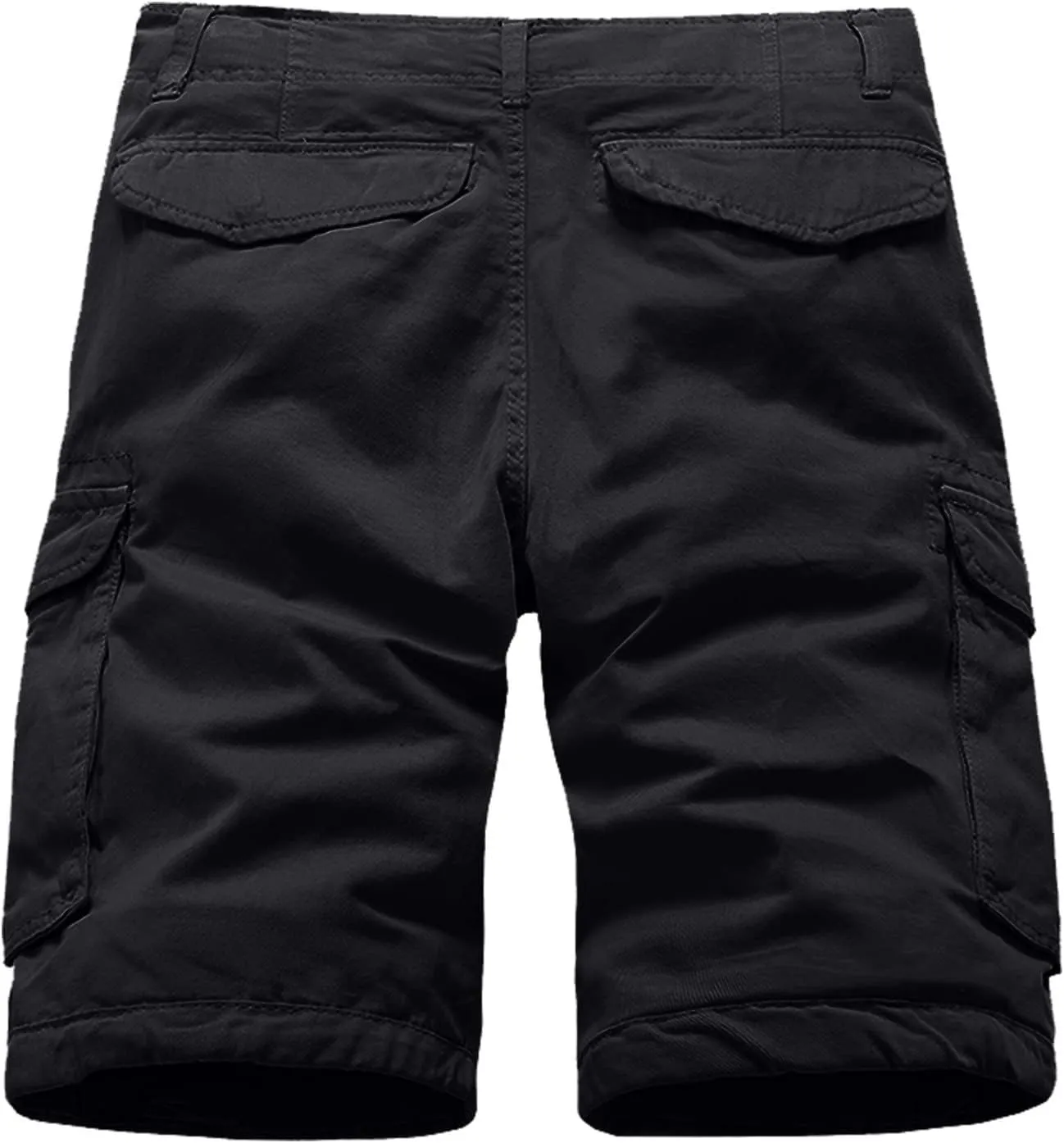 Cargo Shorts for Men Relaxed Fit, Men's Slim Flat-Front Comfort Stretch Chino Shorts Summer Hiking Fishing Shorts