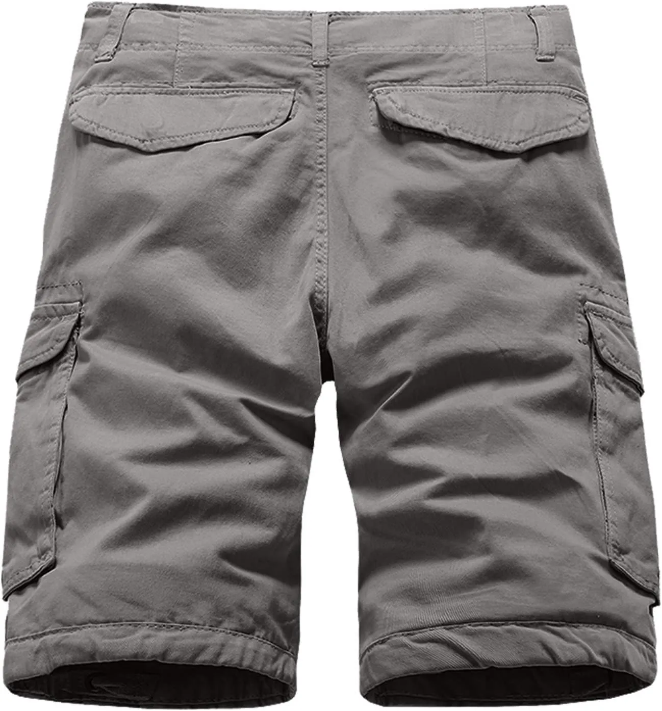 Cargo Shorts for Men Relaxed Fit, Men's Slim Flat-Front Comfort Stretch Chino Shorts Summer Hiking Fishing Shorts