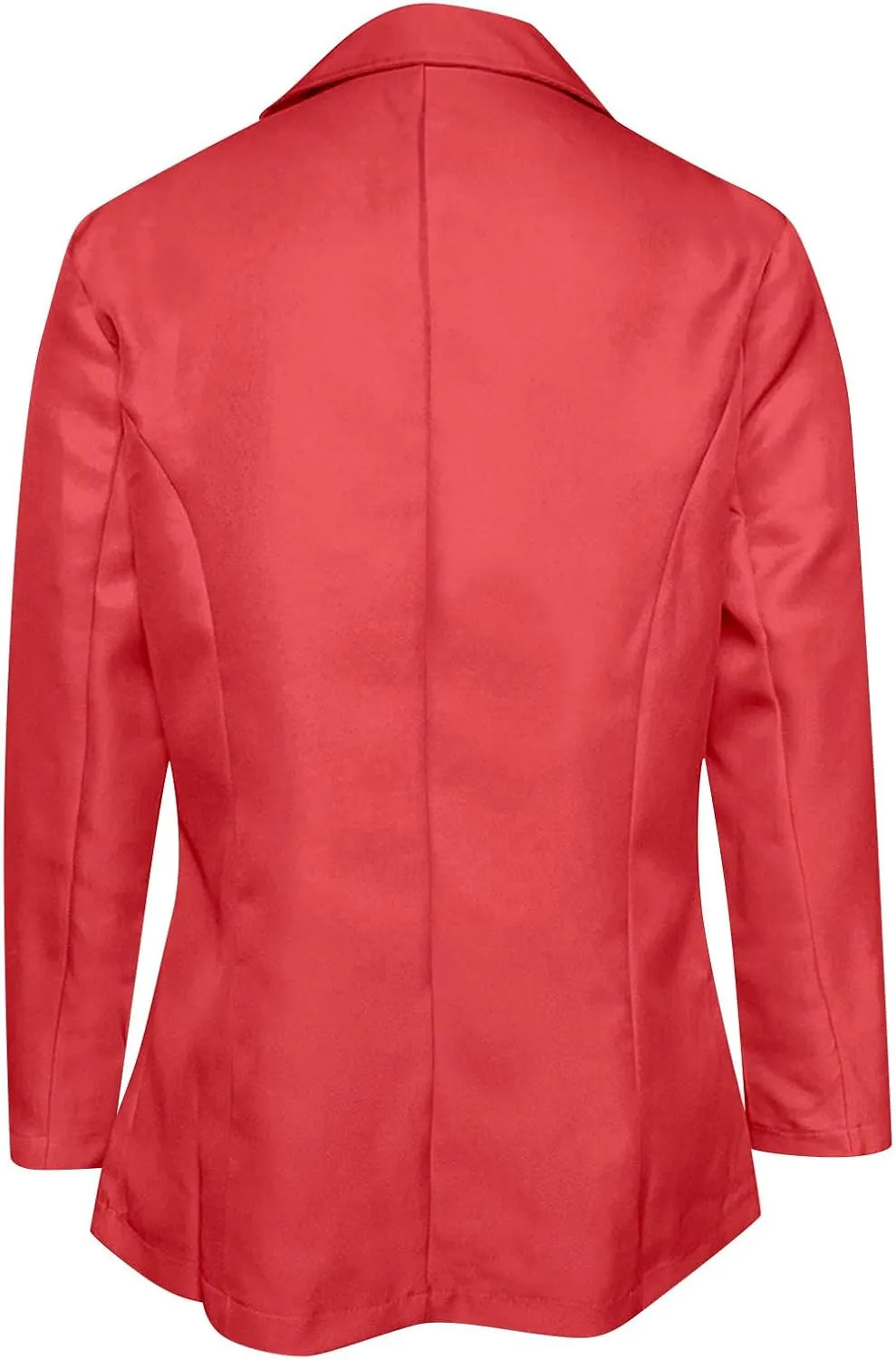 Casual Work Office Blazers for Women Slim Fit One Button Business Suit Blazer Jacket Plus Size Open Front Cardigans