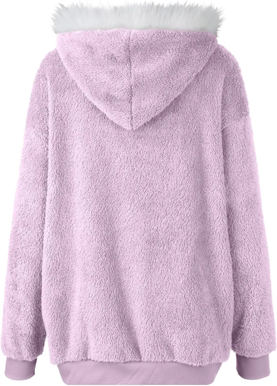 ChicCrate Winter Coats for Women Fleece Sherpa Jacket Fuzzy Hoodie Plush Sweatshirt Long Sleeve Cute Tops Winter Warm Outwear