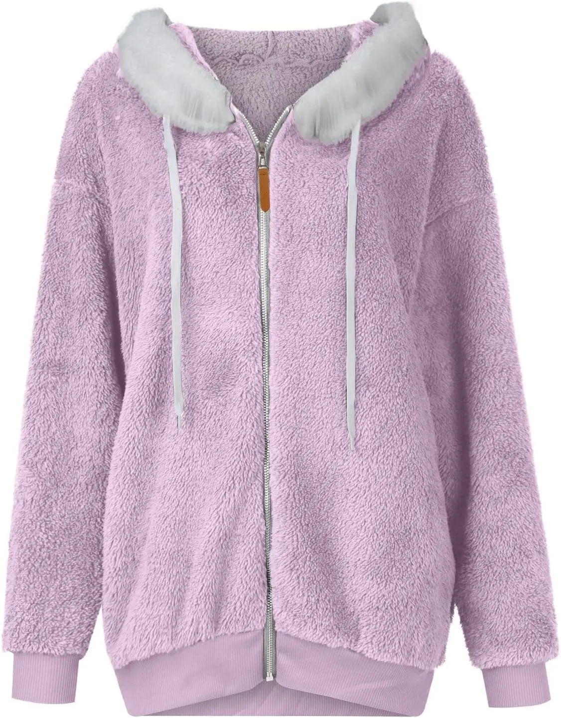 ChicCrate Winter Coats for Women Fleece Sherpa Jacket Fuzzy Hoodie Plush Sweatshirt Long Sleeve Cute Tops Winter Warm Outwear