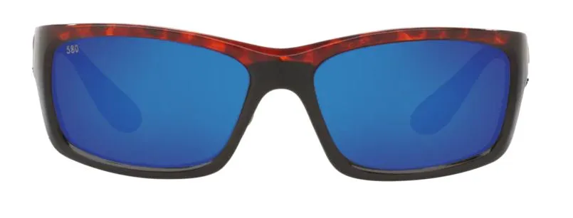 Costa Del Mar Mens Jose Tortoise Frame - Blue Mirror 580 Glass Lens - Polarized Sunglasses