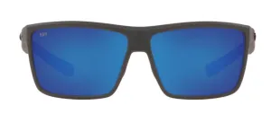 Costa Del Mar Rinconcito Matte Gray Frame - Blue Mirror 580 Glass Lens - Polarized Sunglasses