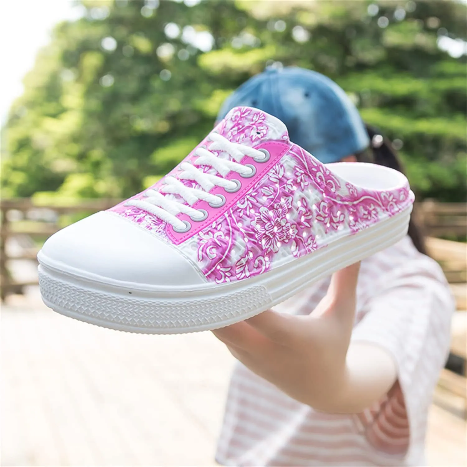DRESER Women's Garden Clogs Breathable Shoes Bathing Shoes Beach Shoes Water Shoes Footwear Slippers Walking Shoes Home Travel Shoes