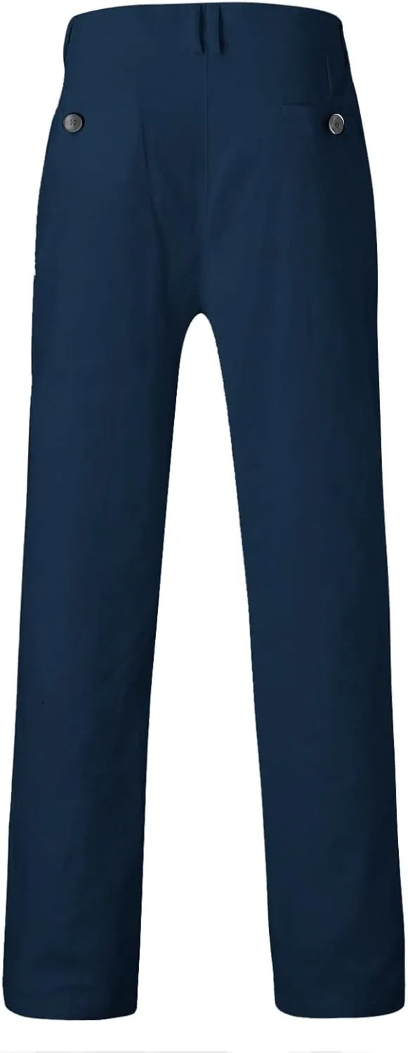 Dress Pants for Men Slim Fit Tapered Suit Trousers Casual Skinny Stretch Business Work Clothes Golf Pants