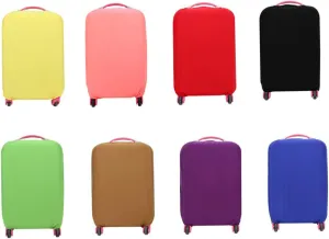 Elastic Luggage Cover for Suitcases Trolley Case Pink High Elasticity for Secure Fit and Easy Handle Access