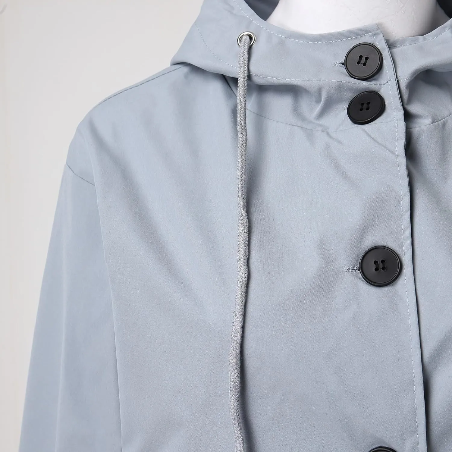 Fall Fashion for Women 2025 Trendy Women's Double Breasted Long Trench Coat Windproof Classic Lapel Slim Overcoat with Belt