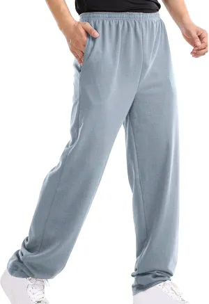 Fall Trousers Men Mens Pants for Fall Mens Cargo Trousers Cotton Slim Fit Chinos Men Open Hem Lightweight Jog Pants