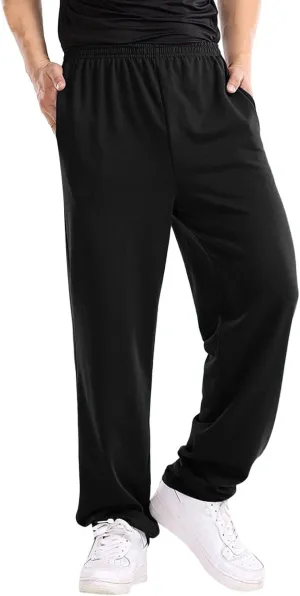 Fall Trousers Men Mens Pants for Fall Mens Cargo Trousers Cotton Slim Fit Chinos Men Open Hem Lightweight Jog Pants