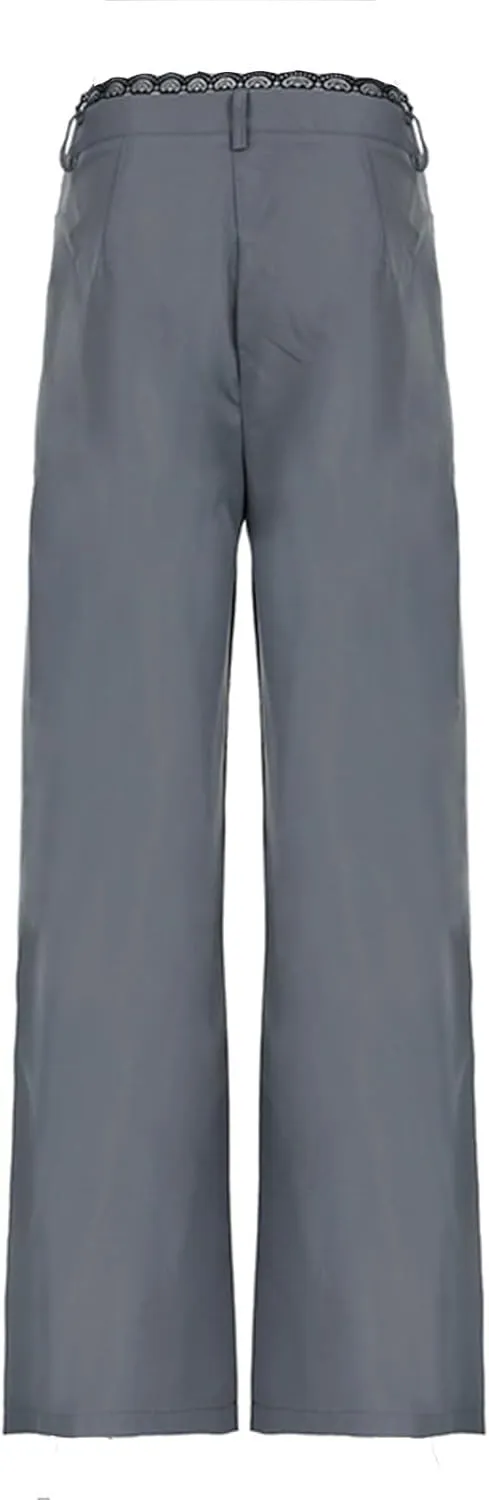 Fashion Jeans for Women Wide Leg Baggy Jeans High Waist Y2K Cargo Pants Casual Loose Boyfriends Trousers Vintage Streetwear