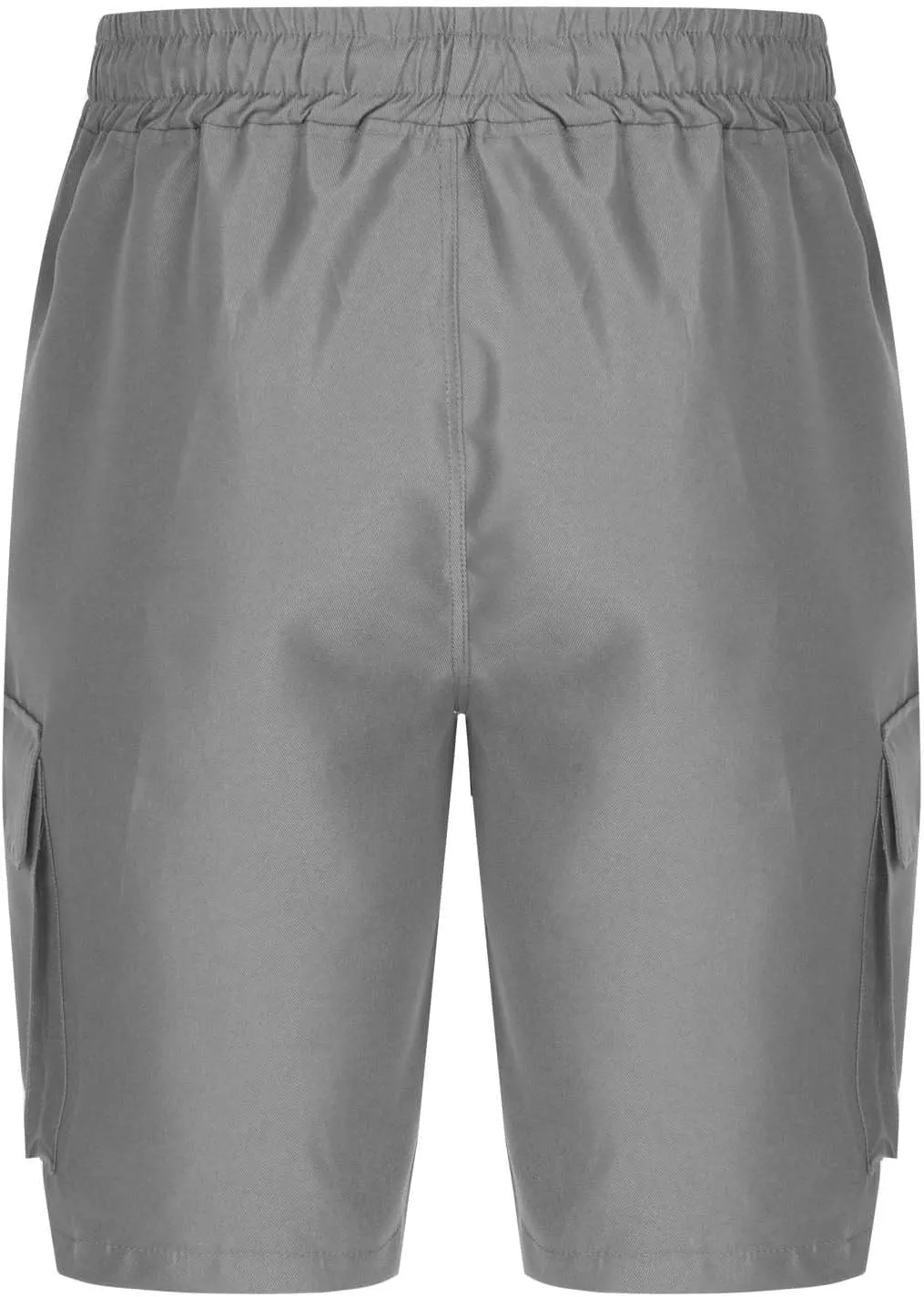 Finelylove Mens Cargo Shorts Relaxed Fit Elastic Waist Summer Casual Hiking Work Shorts Lightweight Straight Joggers Pants