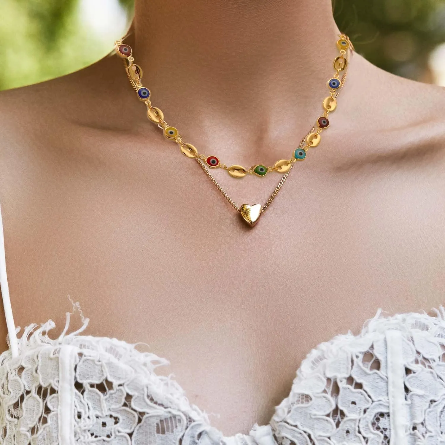 Gold Necklaces for Women-Gold Chokers Necklaces Romantiic Birthday Valentine's Day Mothers' Day Gifts