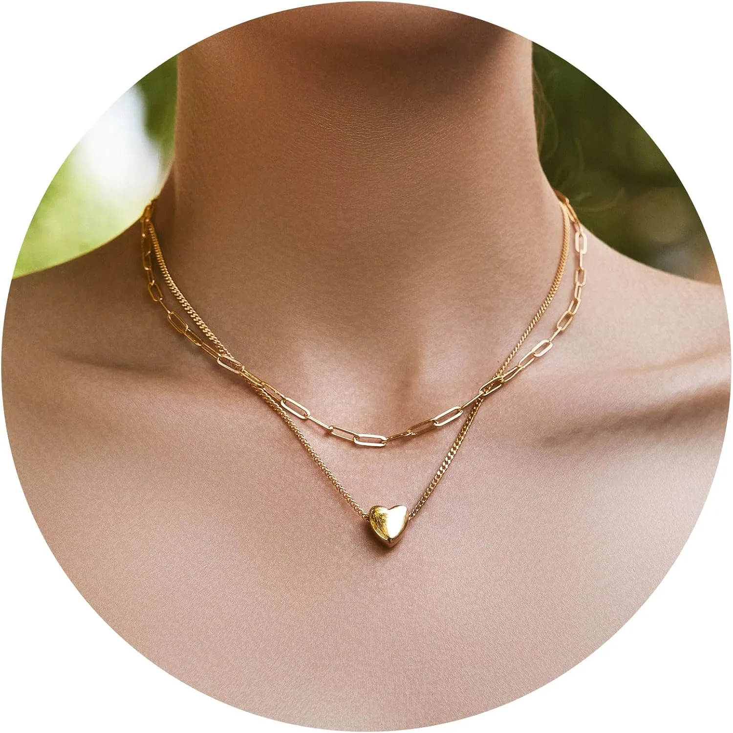 Gold Necklaces for Women-Pendant Gold Necklaces Romantiic Birthday Valentine's Day Mothers' Day Gifts