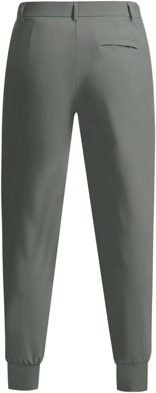Golf Joggers for Men Lightweight Stretch Slim Fit Dress Pants Business Casual Work Pants with Pockets