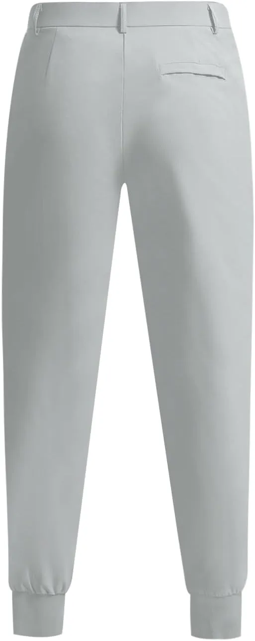 Golf Joggers for Men Lightweight Stretch Slim Fit Dress Pants Business Casual Work Pants with Pockets