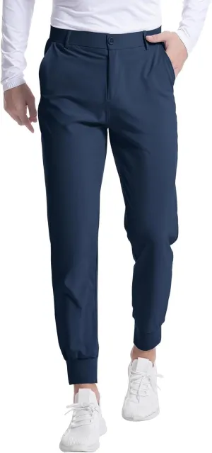 Golf Joggers for Men Lightweight Stretch Slim Fit Dress Pants Business Casual Work Pants with Pockets